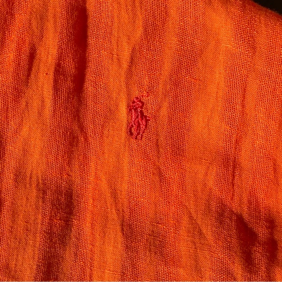 Orange Polo Coverup/Dress/Shirt - Picture 6 of 6
